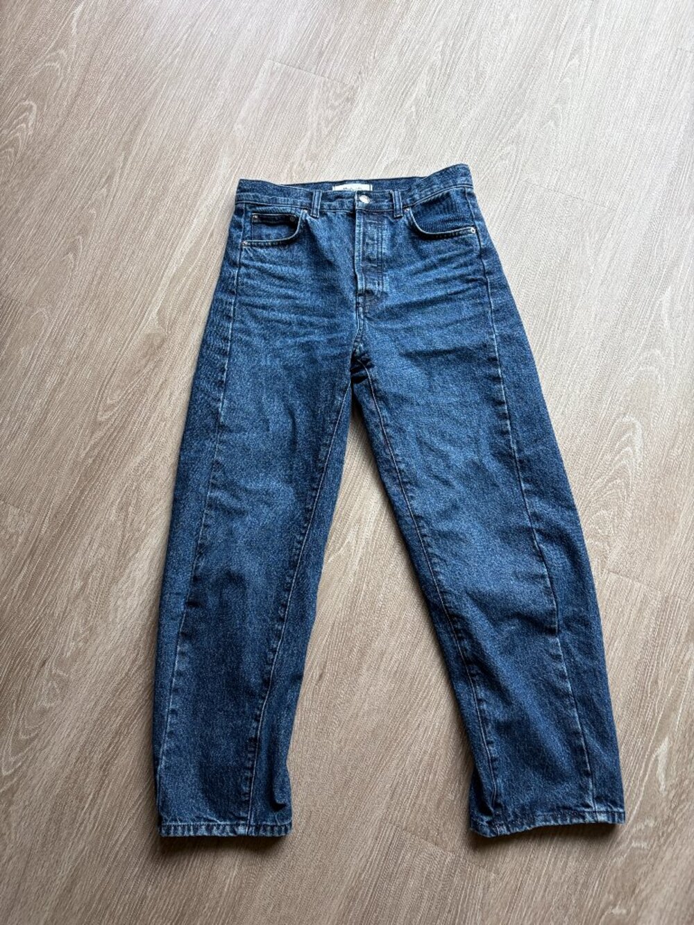 Madewell Piereced Barrel-Leg Jean